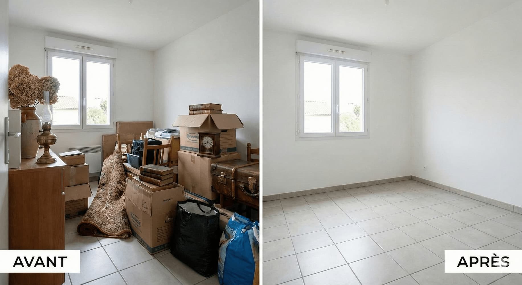 Débarras rapide studio Boulogne 92 - évacuation complète sous 48h pour remise en location